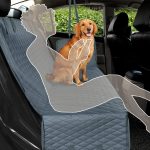 Dog Car Seat Cover Waterproof Pet Travel Dog Carrier Hammock Car Rear Back Seat Protector - Image 2