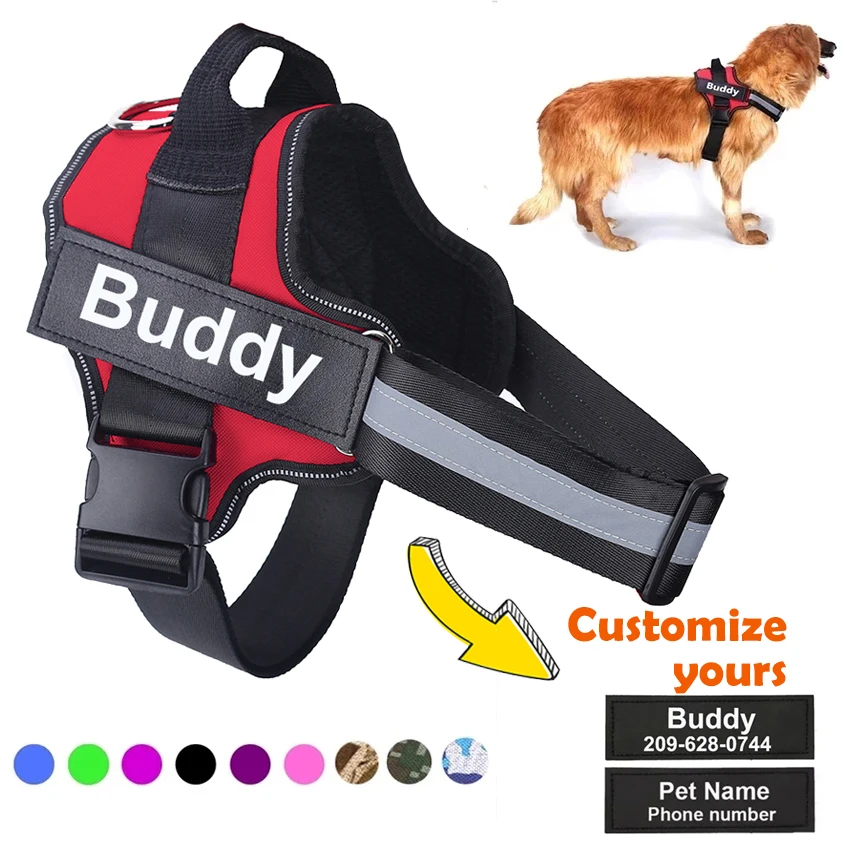 Reflective Breathable Pet Harness Vest for Small Large Dogs Reflective Breathable Pet Harness Vest for Small Large Dogs