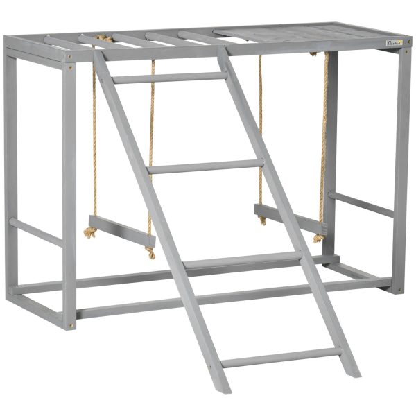 Chicken Activity Game With Swing Set For 3-4 Birds,