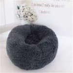 Round Long Hairy Autumn And Winter Nest Pad Cat Mattress - Image 4