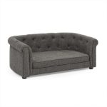 Pet Sofa With Arc-shaped Backrest And Armrests, Contemporary Rectangular Pet - Image 4