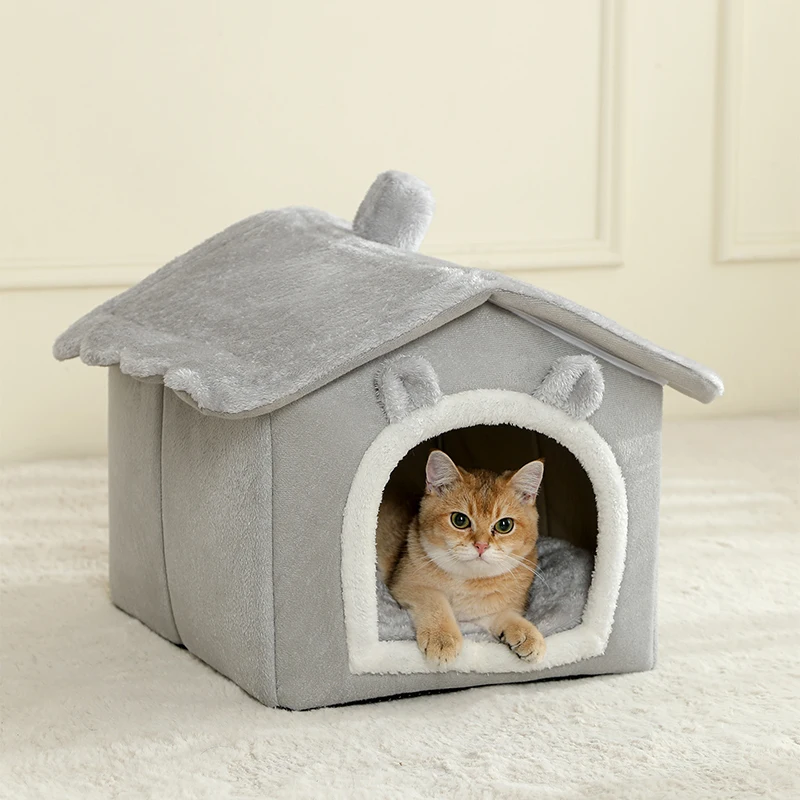Foldable Pet House Removable Washable Cat House cave Sofa Foldable Pet House Removable Washable Cat House cave Sofa