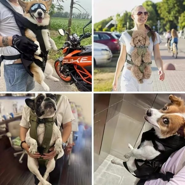 Pet Front Dog Carrier Backpacks, Adjustable Hands Free For Medium Small Dogs
