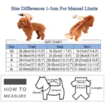 Waterproof Dog Coat Snow Winter Leather Outfit For Small Medium Animal - Image 6