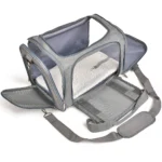 Dog Carrier Bag Soft Side Backpack Pet  Bags Airline Approved Transport - Image 2