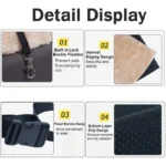 Portable Winter Warmth & Dog Backpack- Small Dog Carrier - Image 4