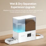 Automatic Pet Feeder Water Fountain 8.5L Button Version Dog Food Dispenser - Image 3