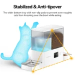 Automatic Pet Feeder Water Fountain 8.5L Button Version Dog Food Dispenser - Image 6