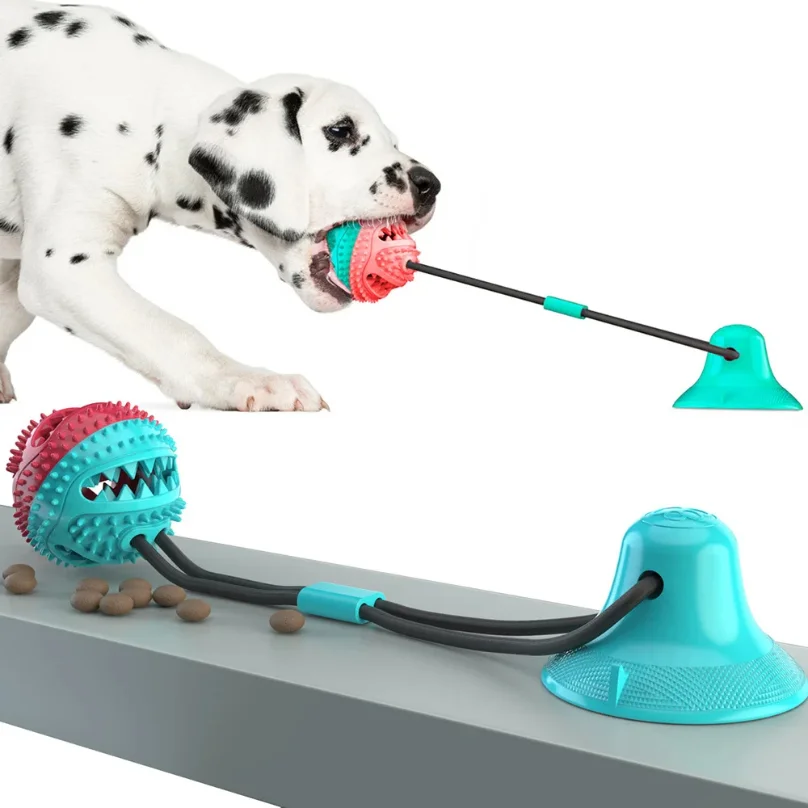 Dogs Food Toys Silicon Suction Cup Tug Interactive Dog Ball Toy Dogs Food Toys Silicon Suction Cup Tug Interactive Dog Ball Toy